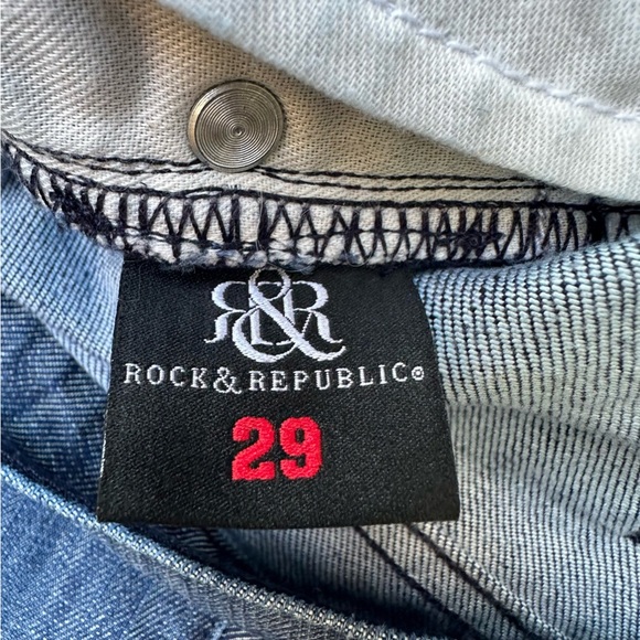 Rock & Republic Medium Rise Boot Cut Jeans RN 110113  Sz 29 - Picture 7 of 8